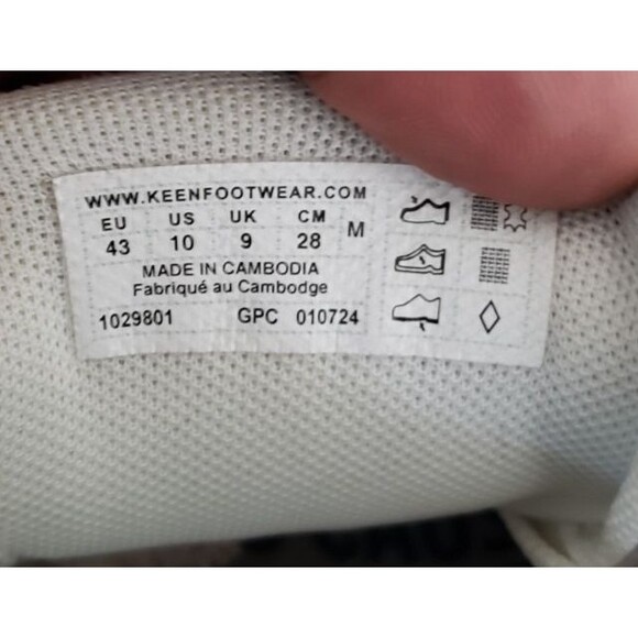 Keen KS86 Men Size 10 Casual Shoes Alloy Star White Sneakers Terrain 1029801 main image 5